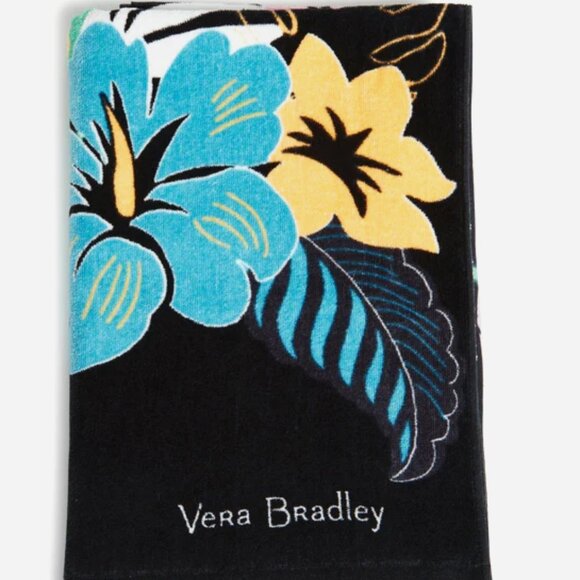 NWT - Vera Bradley Factory Style Beach Towel | Island Floral - Picture 2 of 3